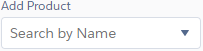 Add Product drop-down list on the Plans tab.