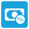 Icon Representing tax calculation settings